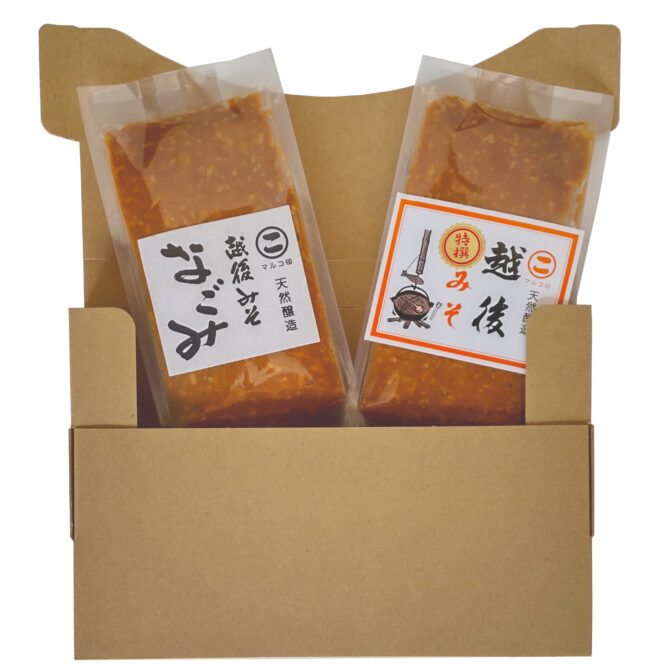 越後みそお試しパック外装